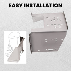 Waverspeed bracket finish detail highlighting corrosion-resistant surface