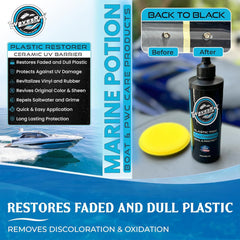 WAVESRX bottle with included applicator sponge ready-to-use for easy application