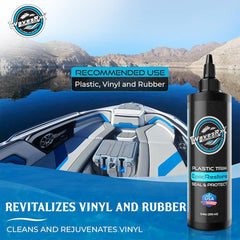 WAVESRX before-and-after boat trim comparison highlighting restored color