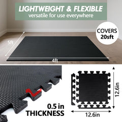 WAWINY close-up of textured EVA surface highlighting grip and slip resistance benefit