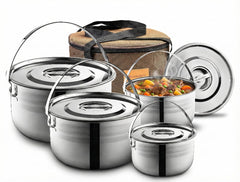 Wealers front packaging showing full cook set and travel tote for easy transport