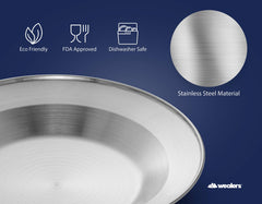 Wealers stainless-steel close-up showing scratch-resistant surface and durability