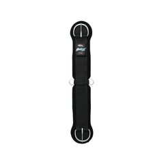 Weaver Equine front view of AirFlex cinch showing sleek black profile and ventilation benefit