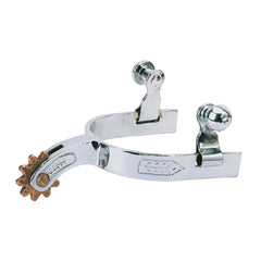 Weaver Equine front view showing chrome finish and kid-sized shape, clear fit