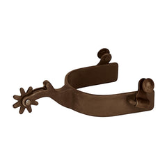 Weaver Equine spur front view showing classic design and reliable fit