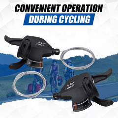 WEEROCK shifters installed on mountain bike for reliable trail shifting