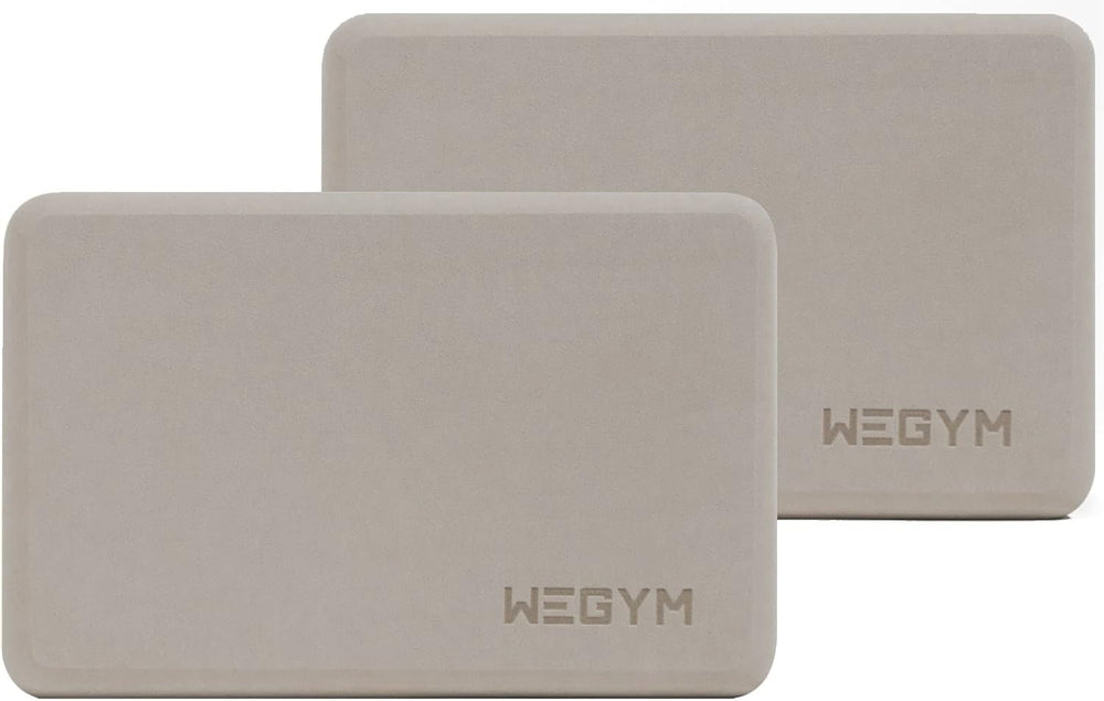 WeGym front view of block set showing compact, portable support