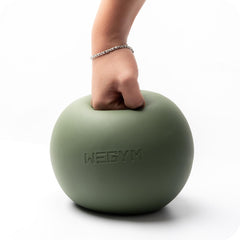 WeGym pilates ball close-up of matte texture for better grip and comfort