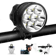 weihao front view mounted on handlebar showing strong beam and stability