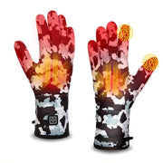 WEIVIOQ front view glove liners showing slim camouflage fit and comfort