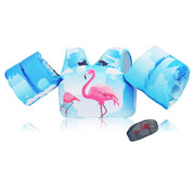 Welebar front view of vest showing secure fit and bright pattern benefits safety