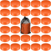 Wettarn front packaging showing 20 orange foam pucks and mesh bag, convenient storage