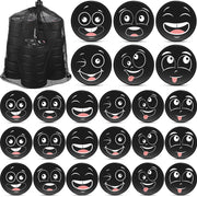 Wettarn front view of 24 foam pucks showing emotion faces, ideal for group practice