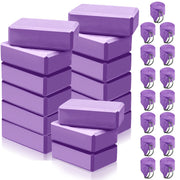 Wettarn front packaging showing 15 purple blocks and straps for easy organization