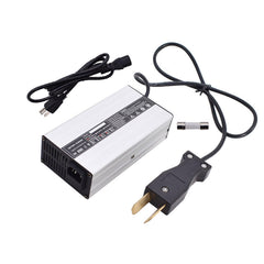 WFLNHB 36V charger front view showing compact housing and easy-mount benefit