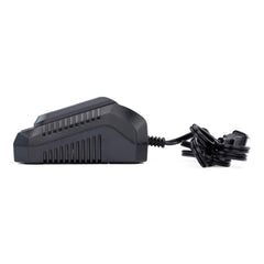 Wild Badger Power charger close-up of charging port and connectors for secure battery contact