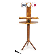 Wild Sports front view of wooden scoreboard showing elegant finish and stability