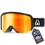 Wildhorn Cristo front view showing full lens and strap with clear protection
