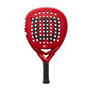 Wilson Bela Pro V2.5 front view showing red black design and powerful look