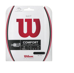 WILSON NXT front packaging showing 40-foot set and benefit of comfort
