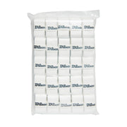 WILSON white 50-pack front view showing bulk grips and value