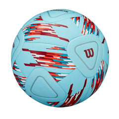 WILSON Vanquish close-up of textured cover highlighting grip and precise ball control