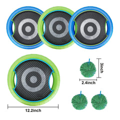 WIn SPORTS rubber koosh balls detail showing soft catch benefit