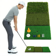 Wind Shear front view showing mat layout and included tees for immediate practice benefit