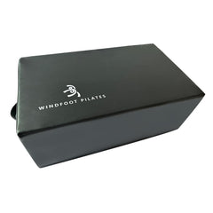 WINDFOOT handle detail showing sturdy grip for easy transport between sessions and studios
