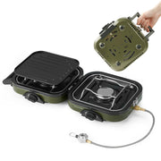 windhike Naturehike folded briefcase stove showing compact portability and easy transport