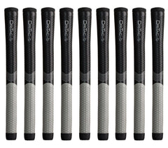 Winn Grips front packaging showing nine black gray midsize grips and branding benefit comfort