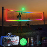 WinnerWhy net front view showing LED lights and durable construction for nighttime play