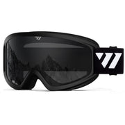 WISTON front view black frame gray lens showing clear field of vision and protection