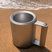 WITO front view of dumbbell mug showcasing shape and durable finish