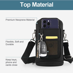 WixByti close-up of zip-around base for easy bottle removal and convenience