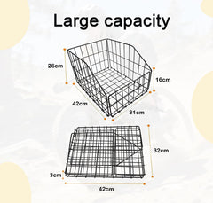WOCAIXY close-up of thick metal wire and rust-proof coating for long-lasting durability