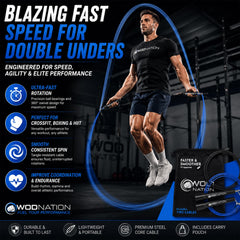 WOD Nation handle close-up showing bearing for smooth spin and speed