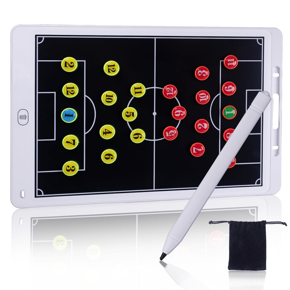WodGod front view of coaching board showing full 16 inch display and clear markings for easy planning