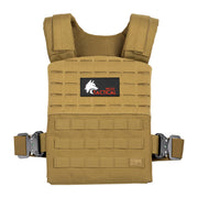 WOLF TACTICAL weight vest front view showing secure fit and mobility benefit