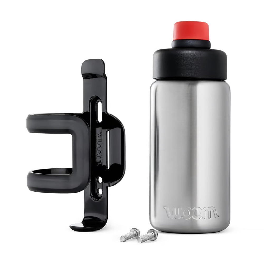 woom Glug front view showing shape and 17oz capacity for easy grip