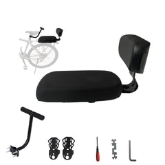 woouagia rear seat front view showing cushion and mounting points for comfortable rides