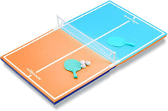 WOOWAVE floating table front view showing stable buoyant platform and fun