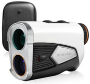 WOSPORTS front view rangefinder showing compact design and fast yardage