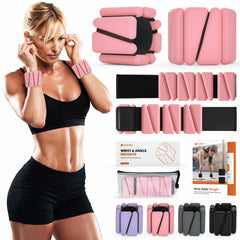 WUSOPU front view pink bracelets showing sleek design and portability