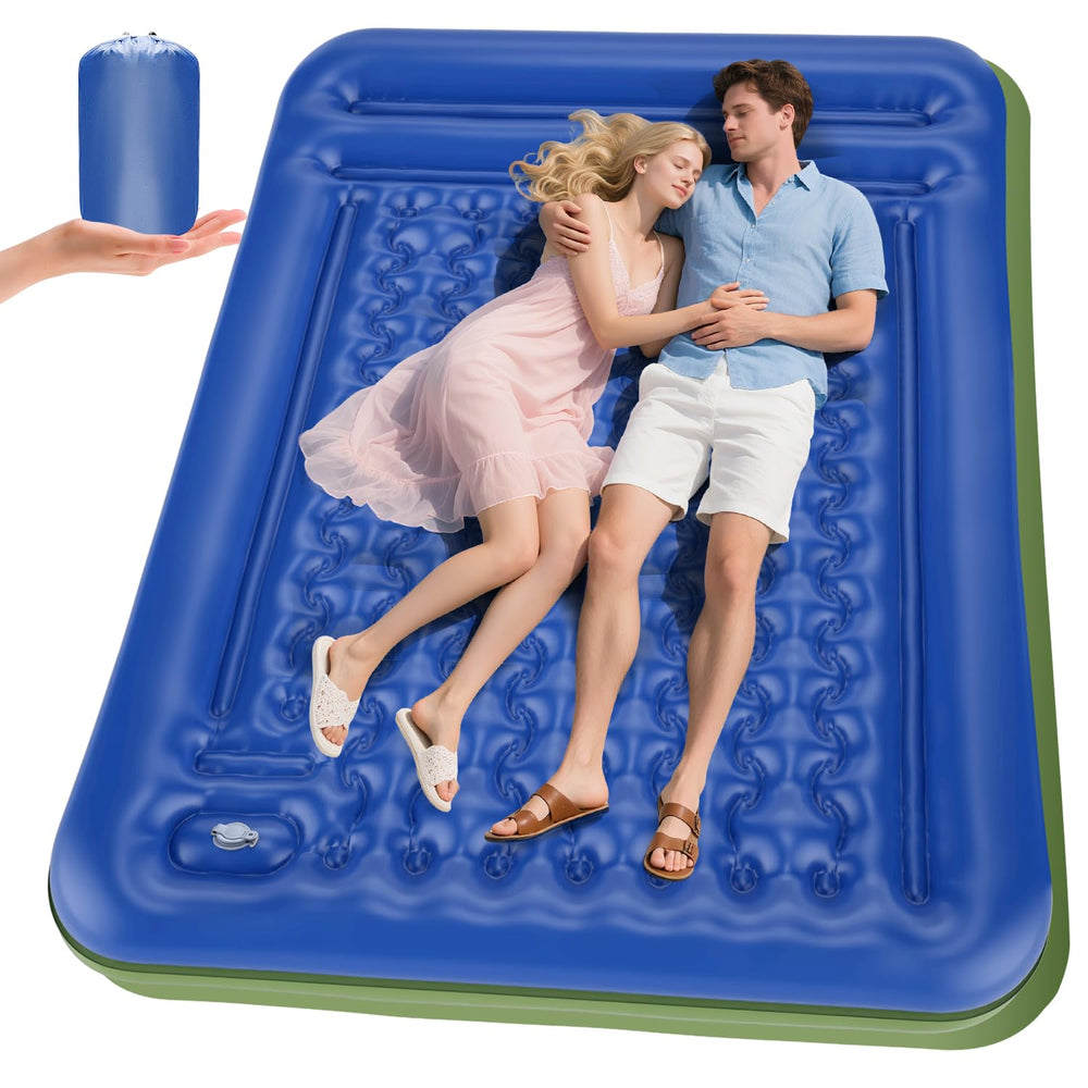 Wusrop front packaged mattress showing full size and carry bag benefit