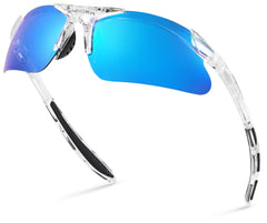 Xagger front view showing sporty frame and polished lenses for clear vision
