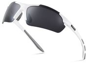Xagger front view polarized sunglasses showing sport-ready design and clarity