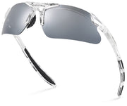 Xagger front view of sunglasses showing sporty style and secure fit