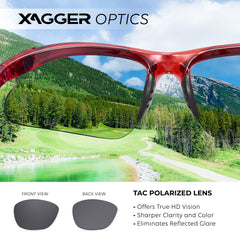 Xagger kid wearing sunglasses on baseball field demonstrating glare reduction benefit