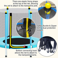 XATAMIO reinforced bottom hooks attached to V-rings for secure fit